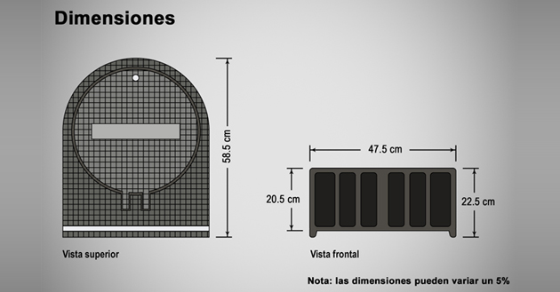 Coladera pluvial(F-CP)