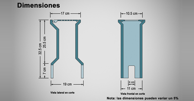 Registro largo válvulas