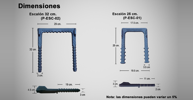 Escalón marino de polipropileno