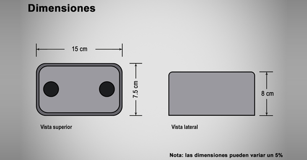 Tope moldeado para camión